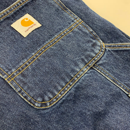 【中古品】【メンズ】 CARHARTT WIP カーハート ダブリューアイピー I032699 DOUBLE KNEE PANT ダブル ニー パンツ ボトムス ズボン 153-260722-cs-07-izu サイズ：32×32 カラー：インディゴ 万代Net店