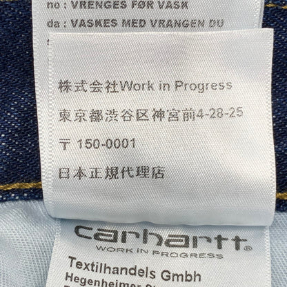 【中古品】【メンズ】 CARHARTT WIP カーハート ダブリューアイピー I032699 DOUBLE KNEE PANT ダブル ニー パンツ ボトムス ズボン 153-260722-cs-07-izu サイズ：32×32 カラー：インディゴ 万代Net店