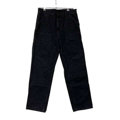 【中古品】【メンズ】 CARHARTT WIP カーハート ダブリューアイピー I032699 DOUBLE KNEE PANT ダブル ニー パンツ ボトムス ズボン 153-260722-cs-08-izu サイズ：32×32 カラー：ブラック 万代Net店