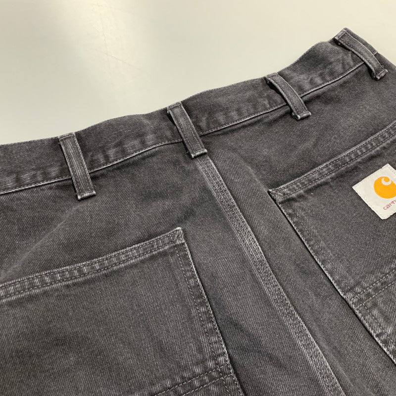 【中古品】【メンズ】 CARHARTT WIP カーハート ダブリューアイピー I032699 DOUBLE KNEE PANT ダブル ニー パンツ ボトムス ズボン 153-260722-cs-08-izu サイズ：32×32 カラー：ブラック 万代Net店