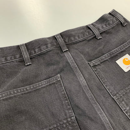 【中古品】【メンズ】 CARHARTT WIP カーハート ダブリューアイピー I032699 DOUBLE KNEE PANT ダブル ニー パンツ ボトムス ズボン 153-260722-cs-08-izu サイズ：32×32 カラー：ブラック 万代Net店