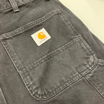 【中古品】【メンズ】 CARHARTT WIP カーハート ダブリューアイピー I032699 DOUBLE KNEE PANT ダブル ニー パンツ ボトムス ズボン 153-260722-cs-08-izu サイズ：32×32 カラー：ブラック 万代Net店