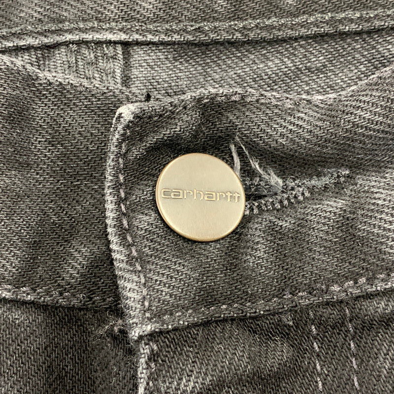 【中古品】【メンズ】 CARHARTT WIP カーハート ダブリューアイピー I032699 DOUBLE KNEE PANT ダブル ニー パンツ ボトムス ズボン 153-260722-cs-08-izu サイズ：32×32 カラー：ブラック 万代Net店