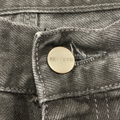 【中古品】【メンズ】 CARHARTT WIP カーハート ダブリューアイピー I032699 DOUBLE KNEE PANT ダブル ニー パンツ ボトムス ズボン 153-260722-cs-08-izu サイズ：32×32 カラー：ブラック 万代Net店
