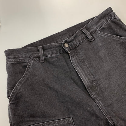【中古品】【メンズ】 CARHARTT WIP カーハート ダブリューアイピー I032699 DOUBLE KNEE PANT ダブル ニー パンツ ボトムス ズボン 153-260722-cs-08-izu サイズ：32×32 カラー：ブラック 万代Net店