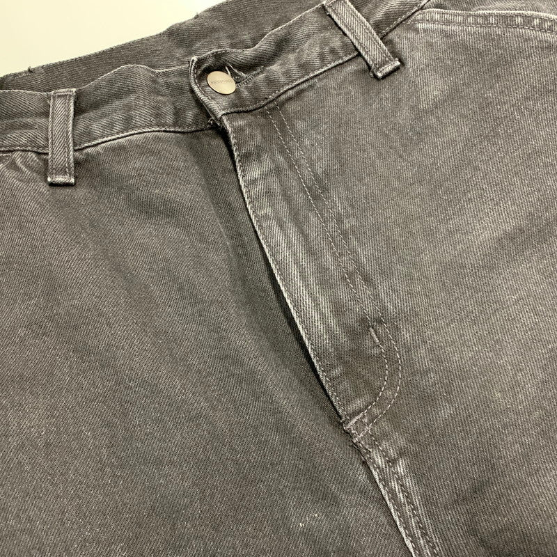 【中古品】【メンズ】 CARHARTT WIP カーハート ダブリューアイピー I032699 DOUBLE KNEE PANT ダブル ニー パンツ ボトムス ズボン 153-260722-cs-08-izu サイズ：32×32 カラー：ブラック 万代Net店
