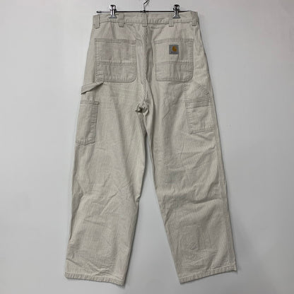 【中古品】【メンズ】 CARHARTT WIP カーハート ダブリューアイピー I036531 MERCER SINGLE KNEE PANT マーサー シングル ニー パンツ ボトムス ズボン 153-260722-cs-09-izu サイズ：M カラー：ホワイト系 万代Net店