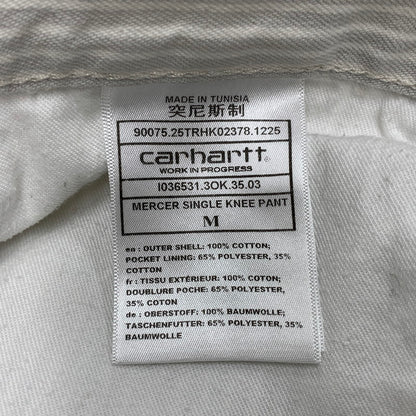 【中古品】【メンズ】 CARHARTT WIP カーハート ダブリューアイピー I036531 MERCER SINGLE KNEE PANT マーサー シングル ニー パンツ ボトムス ズボン 153-260722-cs-09-izu サイズ：M カラー：ホワイト系 万代Net店