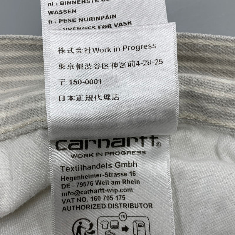 【中古品】【メンズ】 CARHARTT WIP カーハート ダブリューアイピー I036531 MERCER SINGLE KNEE PANT マーサー シングル ニー パンツ ボトムス ズボン 153-260722-cs-09-izu サイズ：M カラー：ホワイト系 万代Net店