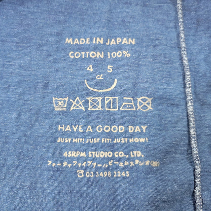 【中古品】【レディース】 45R フォーティーファイブアール BULL MARINE SS TEE ブル マリン ショートスリーブ Tシャツ トップス 168-260726-kh-03-izu サイズ：3 カラー：ブルー 万代Net店