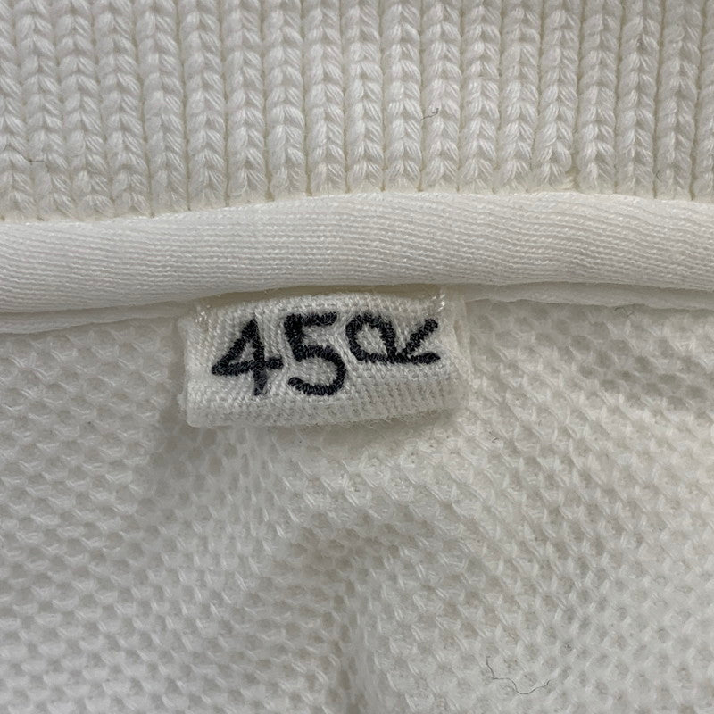 【中古品】【レディース】 45R フォーティファイブアール 50570422 ハチノスカノコの四角ポロシャツ トップス 168-260725-kh-14-izu サイズ：3 カラー：ホワイト 万代Net店