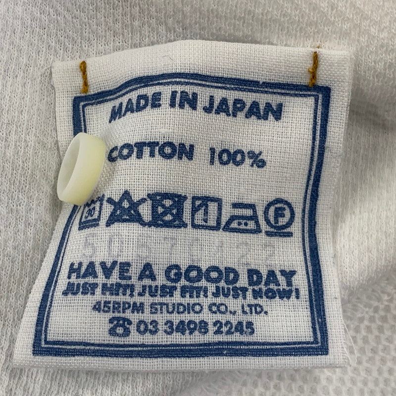 【中古品】【レディース】 45R フォーティファイブアール 50570422 ハチノスカノコの四角ポロシャツ トップス 168-260725-kh-14-izu サイズ：3 カラー：ホワイト 万代Net店