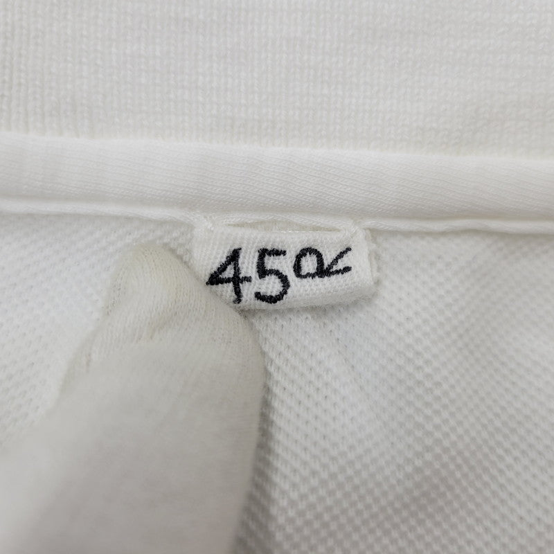【中古品】【レディース】 45R フォーティーファイブアール 50471371 スーピマカノコの33色四角ポロ トップス 168-260726-kh-05-izu サイズ：3 カラー：ホワイト 万代Net店