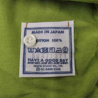 【中古品】【レディース】 45R フォーティーファイブアール 50471371 スーピマカノコの33色四角ポロ トップス 168-260726-kh-04-izu サイズ：3 カラー：ライトグリーン 万代Net店