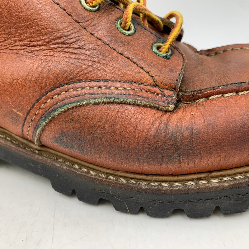 【現状渡し品】【メンズ/レディース】 RED WING レッドウィング 8175 半円犬タグ初期 1993年製 90S IRISH SETTER アイリッシュ セッター ブーツ シューズ 靴 164-260722-cs-03-izu サイズ：8E カラー：ブラウン 万代Net店