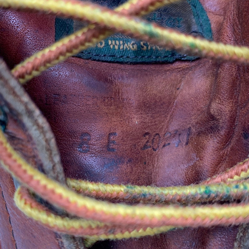 【現状渡し品】【メンズ/レディース】 RED WING レッドウィング 8175 半円犬タグ初期 1993年製 90S IRISH SETTER アイリッシュ セッター ブーツ シューズ 靴 164-260722-cs-03-izu サイズ：8E カラー：ブラウン 万代Net店