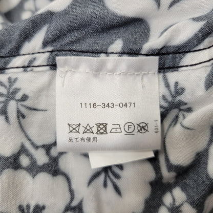 【中古品】【メンズ】 GITMAN BROS. ギットマンブラザーズ 1116-343-0471 UNITED ARROWS 別注 USA製 RAYON SS ALOHA SHIRT ユナイテッドアローズ アロハ シャツ 141-260726-kh-06-izu サイズ：15 カラー：ブラック×ホワイト 万代Net店
