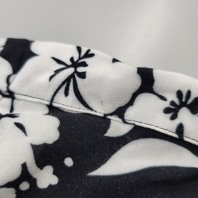 【中古品】【メンズ】 GITMAN BROS. ギットマンブラザーズ 1116-343-0471 UNITED ARROWS 別注 USA製 RAYON SS ALOHA SHIRT ユナイテッドアローズ アロハ シャツ 141-260726-kh-06-izu サイズ：15 カラー：ブラック×ホワイト 万代Net店