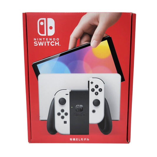 【中古美品】 【未使用】【ゲーム】Nintendo Switch (有機ELモデル) Joy-Con(L)/(R) ホワイト HEG-S-KAAAA(JPN) 任天堂 ニンテンドースイッチ 本体 034-260722-ay-01-izu 万代Net店