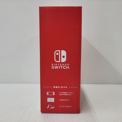 【中古美品】 【未使用】【ゲーム】Nintendo Switch (有機ELモデル) Joy-Con(L)/(R) ホワイト HEG-S-KAAAA(JPN) 任天堂 ニンテンドースイッチ 本体 034-260722-ay-01-izu 万代Net店