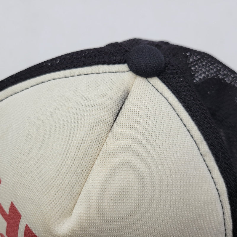 【中古品】【メンズ/レディース】 HYSTERIC GLAMOUR ヒステリックグラマー 02251QH03 HELL HYSTERIC MESH CAP ヘル ヒステリック メッシュ キャップ 帽子 185-260726-kh-11-izu サイズ：FREE カラー：ブラック×ホワイト 万代Net店