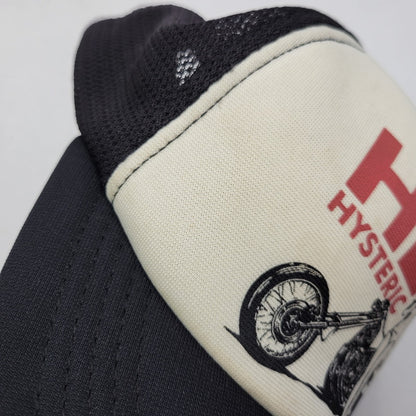【中古品】【メンズ/レディース】 HYSTERIC GLAMOUR ヒステリックグラマー 02251QH03 HELL HYSTERIC MESH CAP ヘル ヒステリック メッシュ キャップ 帽子 185-260726-kh-11-izu サイズ：FREE カラー：ブラック×ホワイト 万代Net店