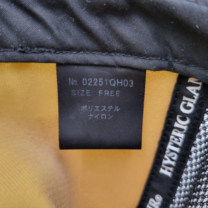 【中古品】【メンズ/レディース】 HYSTERIC GLAMOUR ヒステリックグラマー 02251QH03 HELL HYSTERIC MESH CAP ヘル ヒステリック メッシュ キャップ 帽子 185-260726-kh-11-izu サイズ：FREE カラー：ブラック×ホワイト 万代Net店