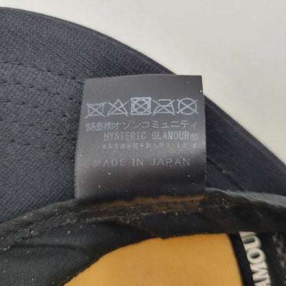 【中古品】【メンズ/レディース】 HYSTERIC GLAMOUR ヒステリックグラマー 02251QH03 HELL HYSTERIC MESH CAP ヘル ヒステリック メッシュ キャップ 帽子 185-260726-kh-11-izu サイズ：FREE カラー：ブラック×ホワイト 万代Net店