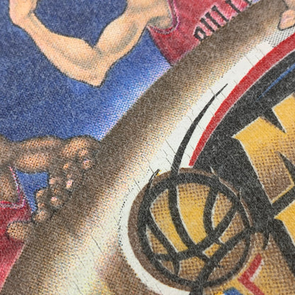 【中古品】【メンズ】 PRO PLAYER プロプレイヤー NBA FINALS 1998 CHAMPIONS CHICAGO BULLS SS TEE NBA ファイナル シカゴブルズ ショートスリーブ Tシャツ トップス 146-260725-kh-09-izu サイズ：M カラー：ホワイト 万代Net店