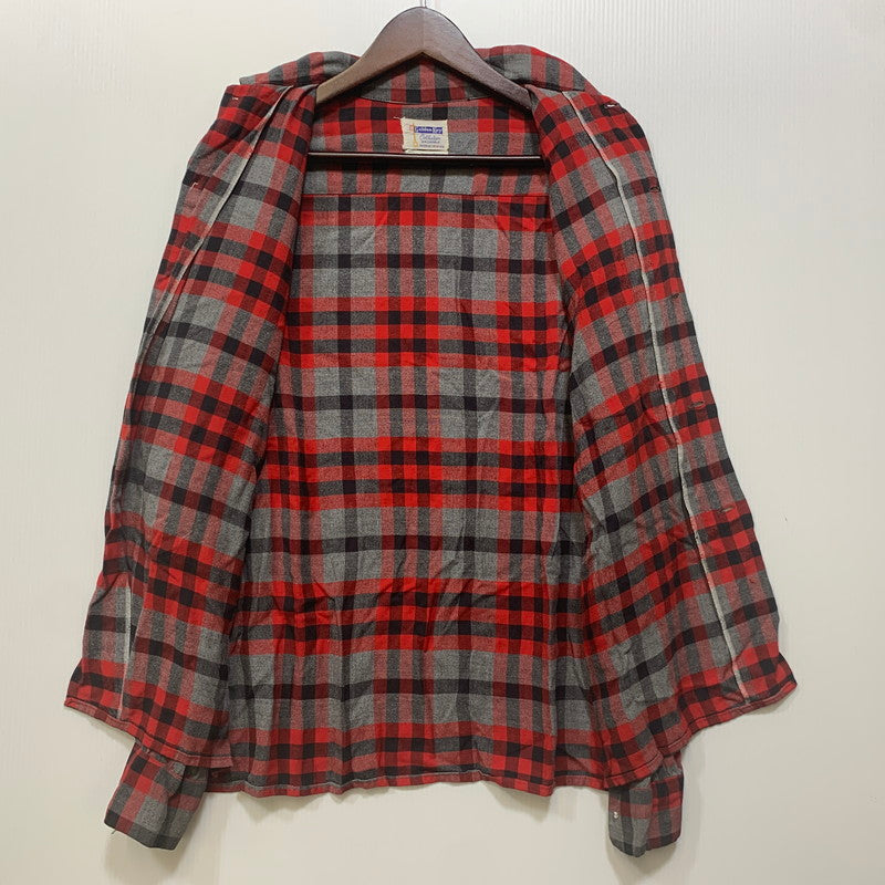 【中古品】【メンズ】 GOLDEN KEY ゴールデンキー CHECK LS SHIRT チェック ロングスリーブ シャツ トップス 146-260725-kh-11-izu サイズ：M カラー：マルチ 万代Net店
