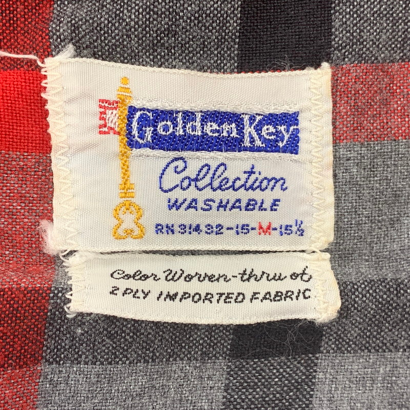 【中古品】【メンズ】 GOLDEN KEY ゴールデンキー CHECK LS SHIRT チェック ロングスリーブ シャツ トップス 146-260725-kh-11-izu サイズ：M カラー：マルチ 万代Net店