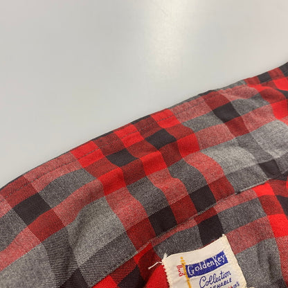 【中古品】【メンズ】 GOLDEN KEY ゴールデンキー CHECK LS SHIRT チェック ロングスリーブ シャツ トップス 146-260725-kh-11-izu サイズ：M カラー：マルチ 万代Net店