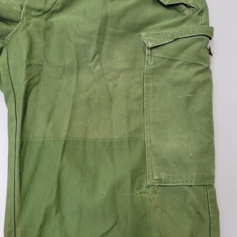 【現状渡し品】【メンズ】 SWEDISH ARMY スウェディッシュアーミー M-59 前期 CARGO PANTS カーゴ パンツ ボトムス 157-260726-kh-07-izu サイズ：C 50 カラー：グリーン系 万代Net店