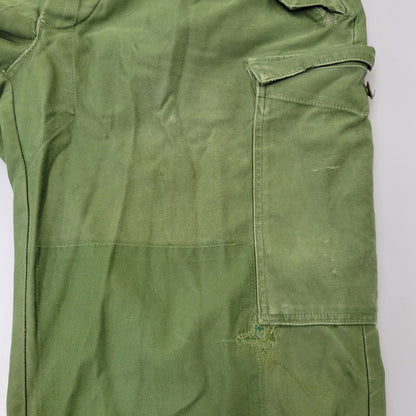 【現状渡し品】【メンズ】 SWEDISH ARMY スウェディッシュアーミー M-59 前期 CARGO PANTS カーゴ パンツ ボトムス 157-260726-kh-07-izu サイズ：C 50 カラー：グリーン系 万代Net店