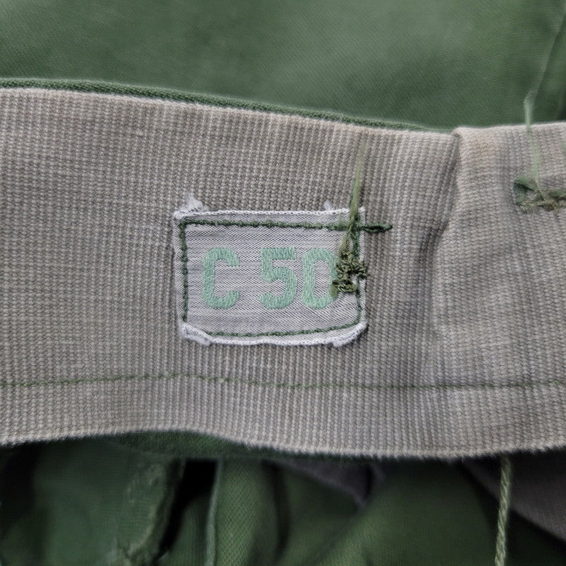 【現状渡し品】【メンズ】 SWEDISH ARMY スウェディッシュアーミー M-59 前期 CARGO PANTS カーゴ パンツ ボトムス 157-260726-kh-07-izu サイズ：C 50 カラー：グリーン系 万代Net店
