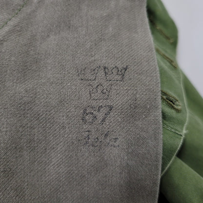 【現状渡し品】【メンズ】 SWEDISH ARMY スウェディッシュアーミー M-59 前期 CARGO PANTS カーゴ パンツ ボトムス 157-260726-kh-07-izu サイズ：C 50 カラー：グリーン系 万代Net店