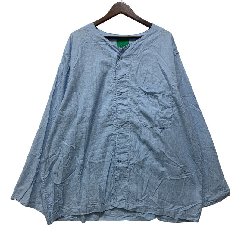 【中古品】【メンズ】 U.S.ARMY ユーエスアーミー DSA100-70-C-1016 6532-111-0700 SLEEPING SHIRT スリーピング シャツ トップス 146-260725-kh-12-izu サイズ：EXTRA LARGE カラー：ライトブルー 万代Net店