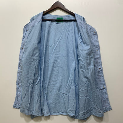 【中古品】【メンズ】 U.S.ARMY ユーエスアーミー DSA100-70-C-1016 6532-111-0700 SLEEPING SHIRT スリーピング シャツ トップス 146-260725-kh-12-izu サイズ：EXTRA LARGE カラー：ライトブルー 万代Net店