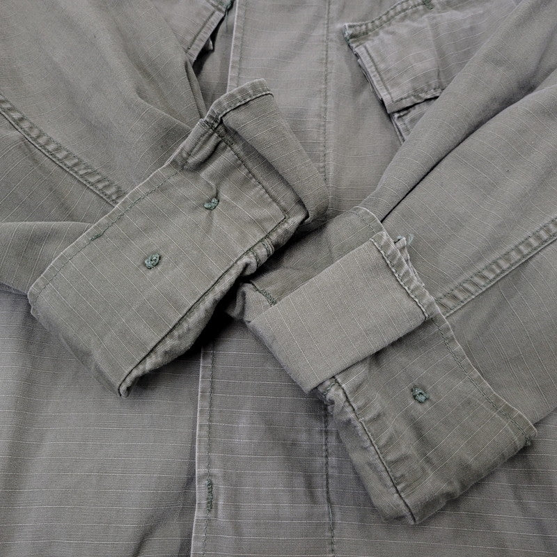 【中古品】【メンズ】 U.S.ARMY ユーエスアーミー 8405-935-4711 DSA100-69-C-1362 COMBAT TROPICAL RIP-STOP JUNGLE FATIGUE JACKET ジャケット 146-260723-kh-11-izu サイズ：LARGE-REGULAR カラー：カーキ 万代Net店