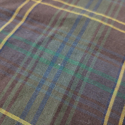 【中古品】【メンズ】 BRENT ブレント COMBED COTTON CHECK L/S SHIRT コーマコットン チェック ロングスリーブ シャツ 長袖 146-260723-as-08-izu サイズ：M カラー：マルチカラー 万代Net店