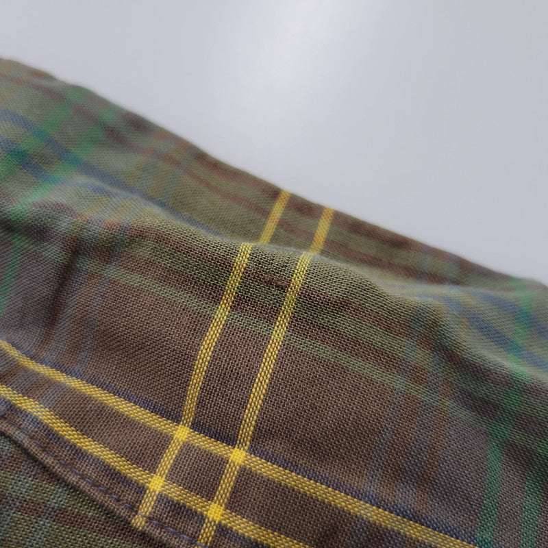 【中古品】【メンズ】 BRENT ブレント COMBED COTTON CHECK L/S SHIRT コーマコットン チェック ロングスリーブ シャツ 長袖 146-260723-as-08-izu サイズ：M カラー：マルチカラー 万代Net店