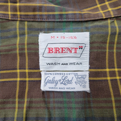 【中古品】【メンズ】 BRENT ブレント COMBED COTTON CHECK L/S SHIRT コーマコットン チェック ロングスリーブ シャツ 長袖 146-260723-as-08-izu サイズ：M カラー：マルチカラー 万代Net店