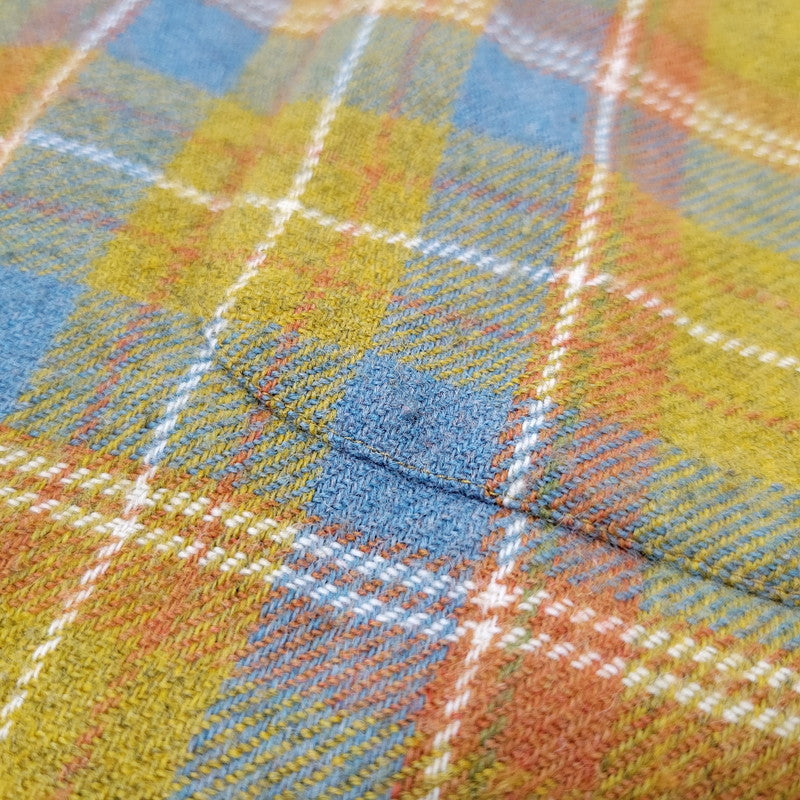 【中古品】【メンズ】 DONEGAL ドネガル REVER-PRESS ACRYLIC WOOL CHECK L/S SHIRT アクリルウール チェック ロングスリーブ シャツ 長袖 146-260723-as-09-izu サイズ：L カラー：マスタード系 万代Net店
