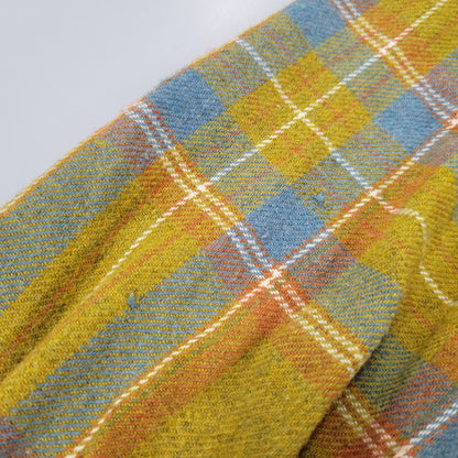 【中古品】【メンズ】 DONEGAL ドネガル REVER-PRESS ACRYLIC WOOL CHECK L/S SHIRT アクリルウール チェック ロングスリーブ シャツ 長袖 146-260723-as-09-izu サイズ：L カラー：マスタード系 万代Net店