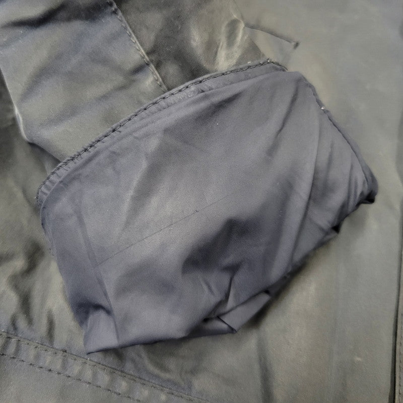 【現状渡し品】【メンズ】 BARBOUR バーブァー BURN WAX JACKET ワックス ジャケット アウター 144-260723-kh-13-izu サイズ：M カラー：ネイビー 万代Net店