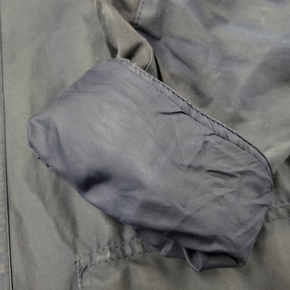 【現状渡し品】【メンズ】 BARBOUR バーブァー BURN WAX JACKET ワックス ジャケット アウター 144-260723-kh-13-izu サイズ：M カラー：ネイビー 万代Net店