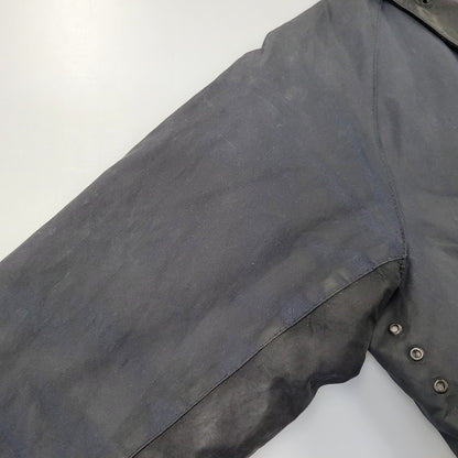 【現状渡し品】【メンズ】 BARBOUR バーブァー BURN WAX JACKET ワックス ジャケット アウター 144-260723-kh-13-izu サイズ：M カラー：ネイビー 万代Net店