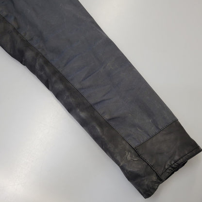 【現状渡し品】【メンズ】 BARBOUR バーブァー BURN WAX JACKET ワックス ジャケット アウター 144-260723-kh-13-izu サイズ：M カラー：ネイビー 万代Net店