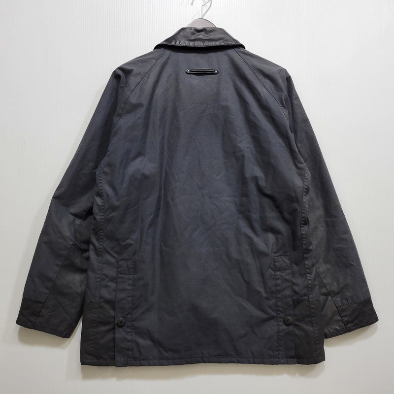【現状渡し品】【メンズ】 BARBOUR バーブァー BURN WAX JACKET ワックス ジャケット アウター 144-260723-kh-13-izu サイズ：M カラー：ネイビー 万代Net店