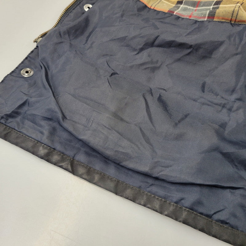 【現状渡し品】【メンズ】 BARBOUR バーブァー BURN WAX JACKET ワックス ジャケット アウター 144-260723-kh-13-izu サイズ：M カラー：ネイビー 万代Net店